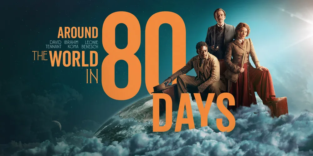 cover image for Around the World in 80 Days